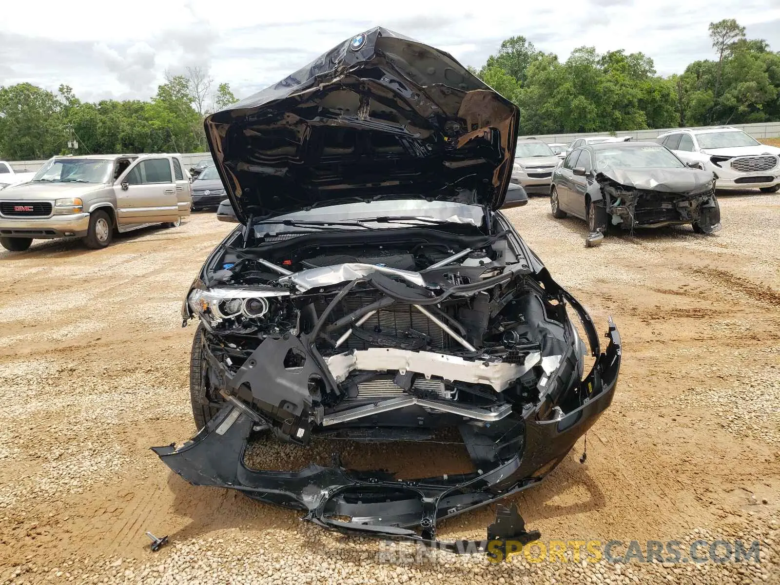 9 fotografías del automóvil dañado 5UXTY3C04M9G18508 BMW X3 2021