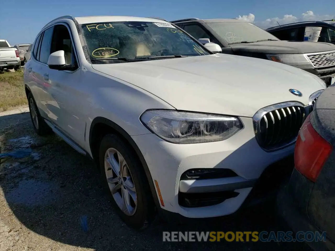 1 fotografías del automóvil dañado 5UXTY3C04M9H02781 BMW X3 2021