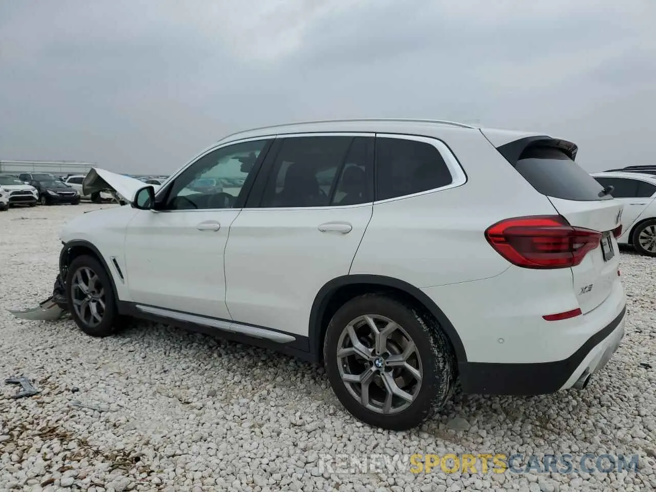 2 fotografías del automóvil dañado 5UXTY3C05M9E06782 BMW X3 2021