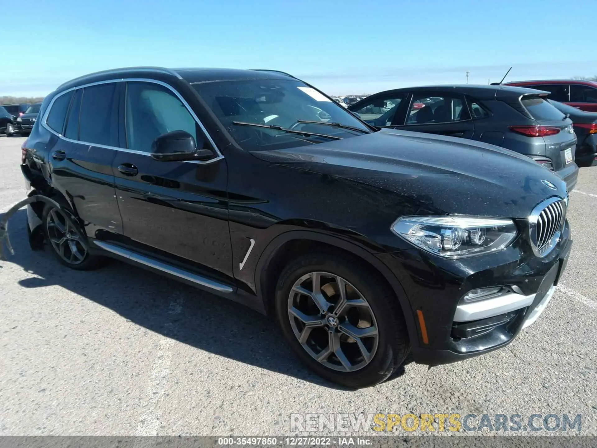 1 fotografías del automóvil dañado 5UXTY3C05M9F10916 BMW X3 2021