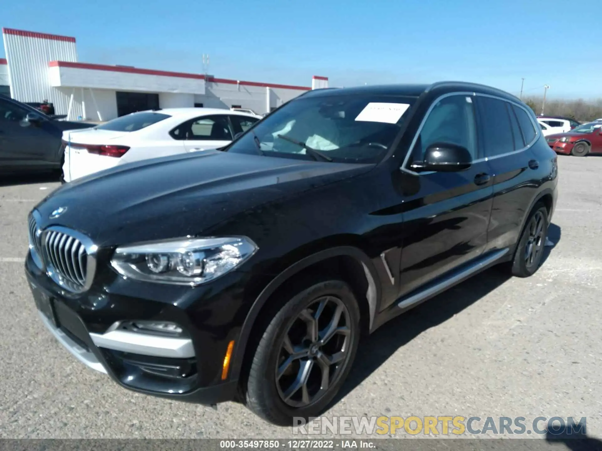 2 fotografías del automóvil dañado 5UXTY3C05M9F10916 BMW X3 2021