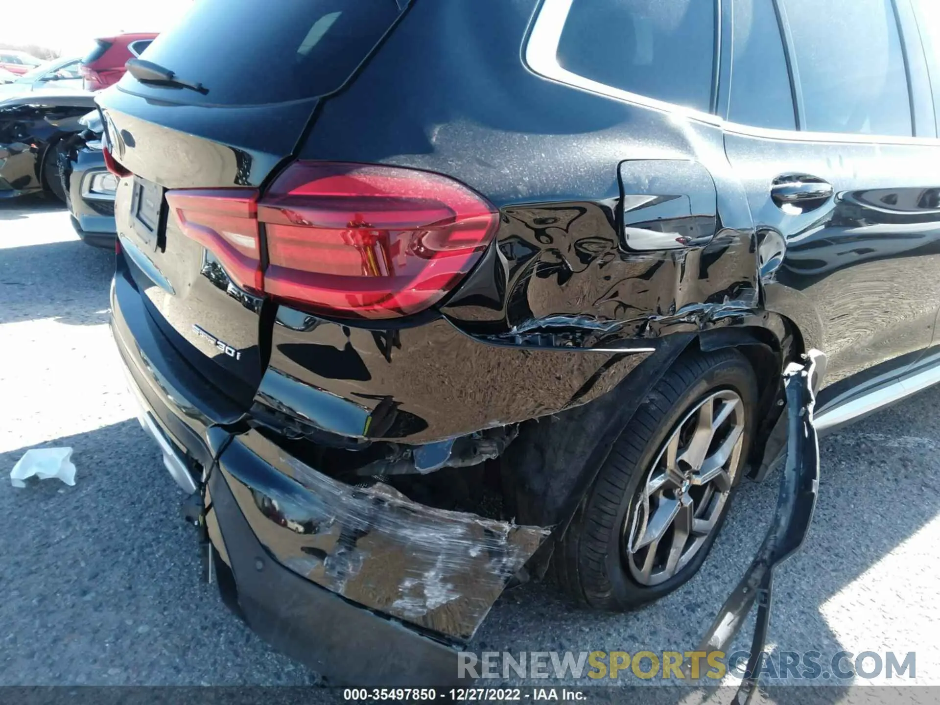 6 fotografías del automóvil dañado 5UXTY3C05M9F10916 BMW X3 2021
