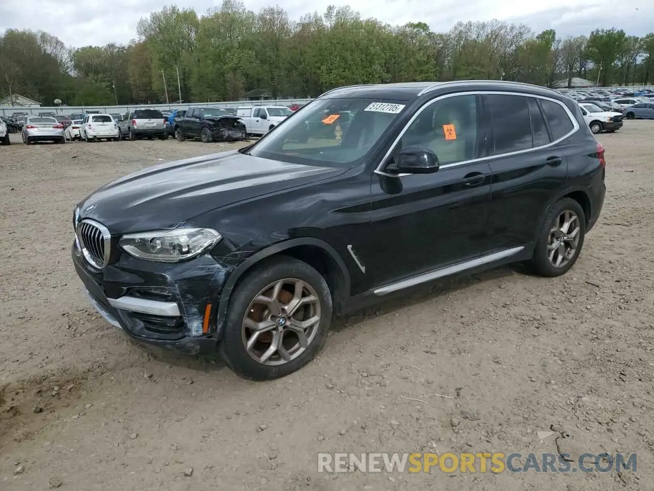 1 fotografías del automóvil dañado 5UXTY3C05M9F87947 BMW X3 2021