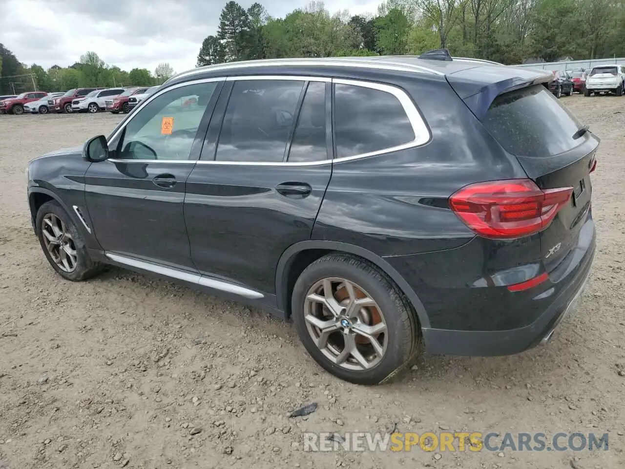 2 fotografías del automóvil dañado 5UXTY3C05M9F87947 BMW X3 2021