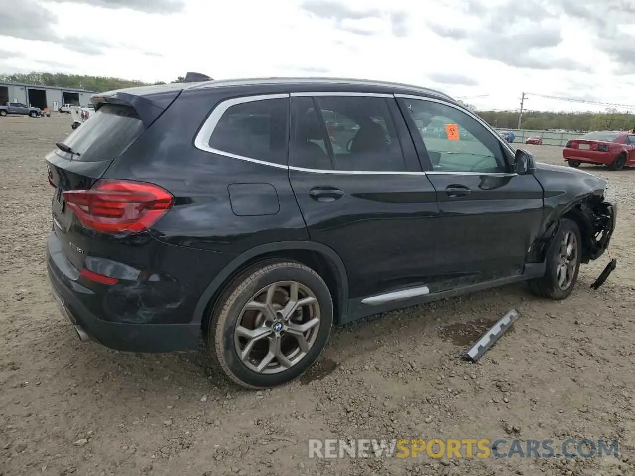 3 fotografías del automóvil dañado 5UXTY3C05M9F87947 BMW X3 2021