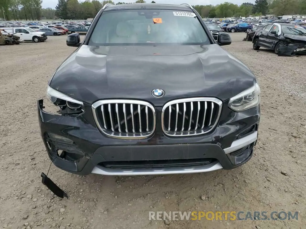 5 fotografías del automóvil dañado 5UXTY3C05M9F87947 BMW X3 2021