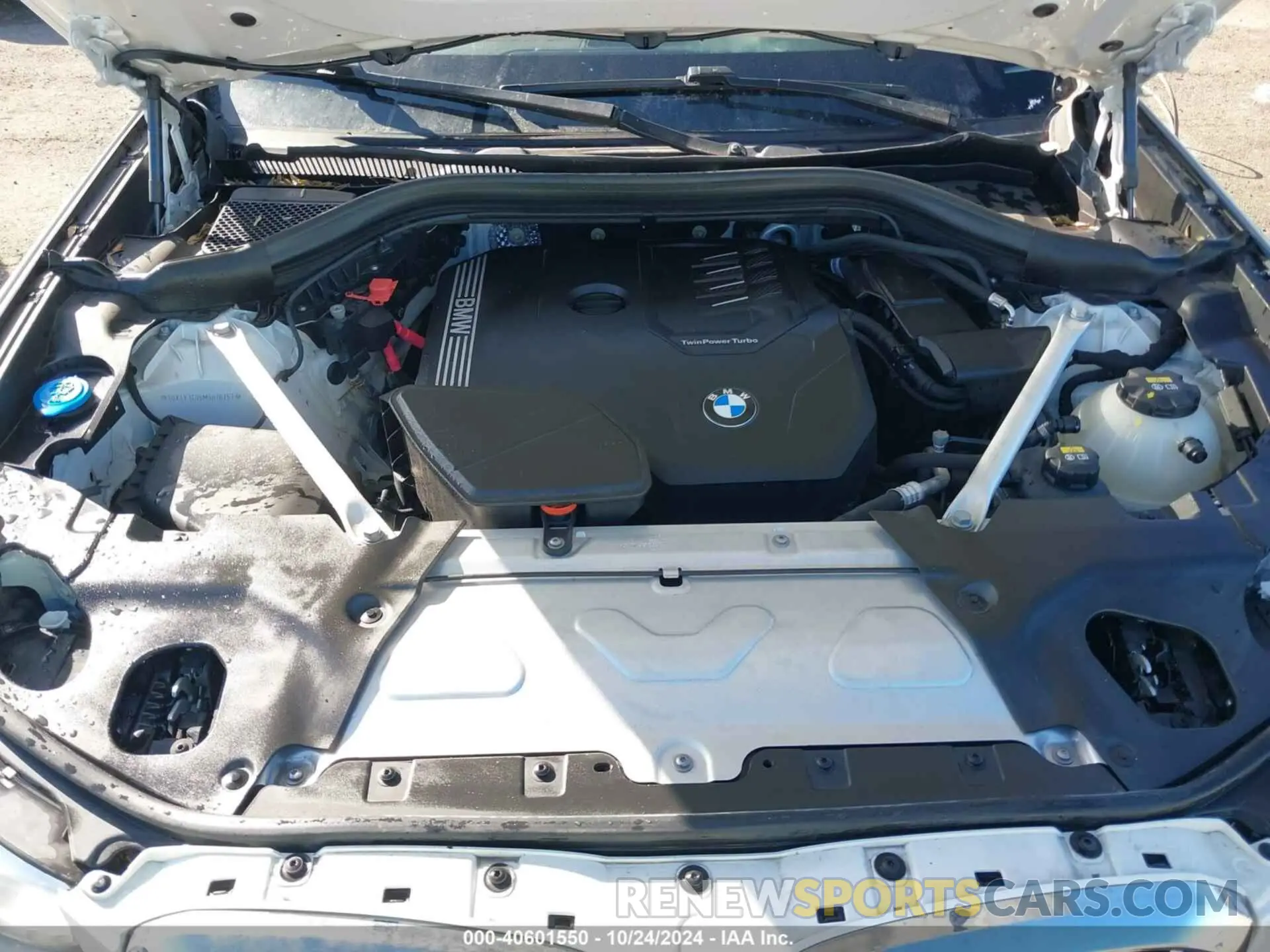 10 fotografías del automóvil dañado 5UXTY3C05M9H76257 BMW X3 2021