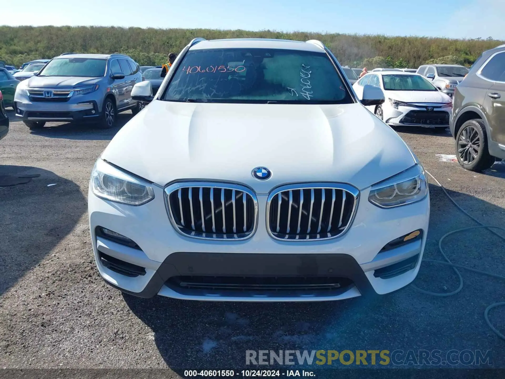 12 fotografías del automóvil dañado 5UXTY3C05M9H76257 BMW X3 2021