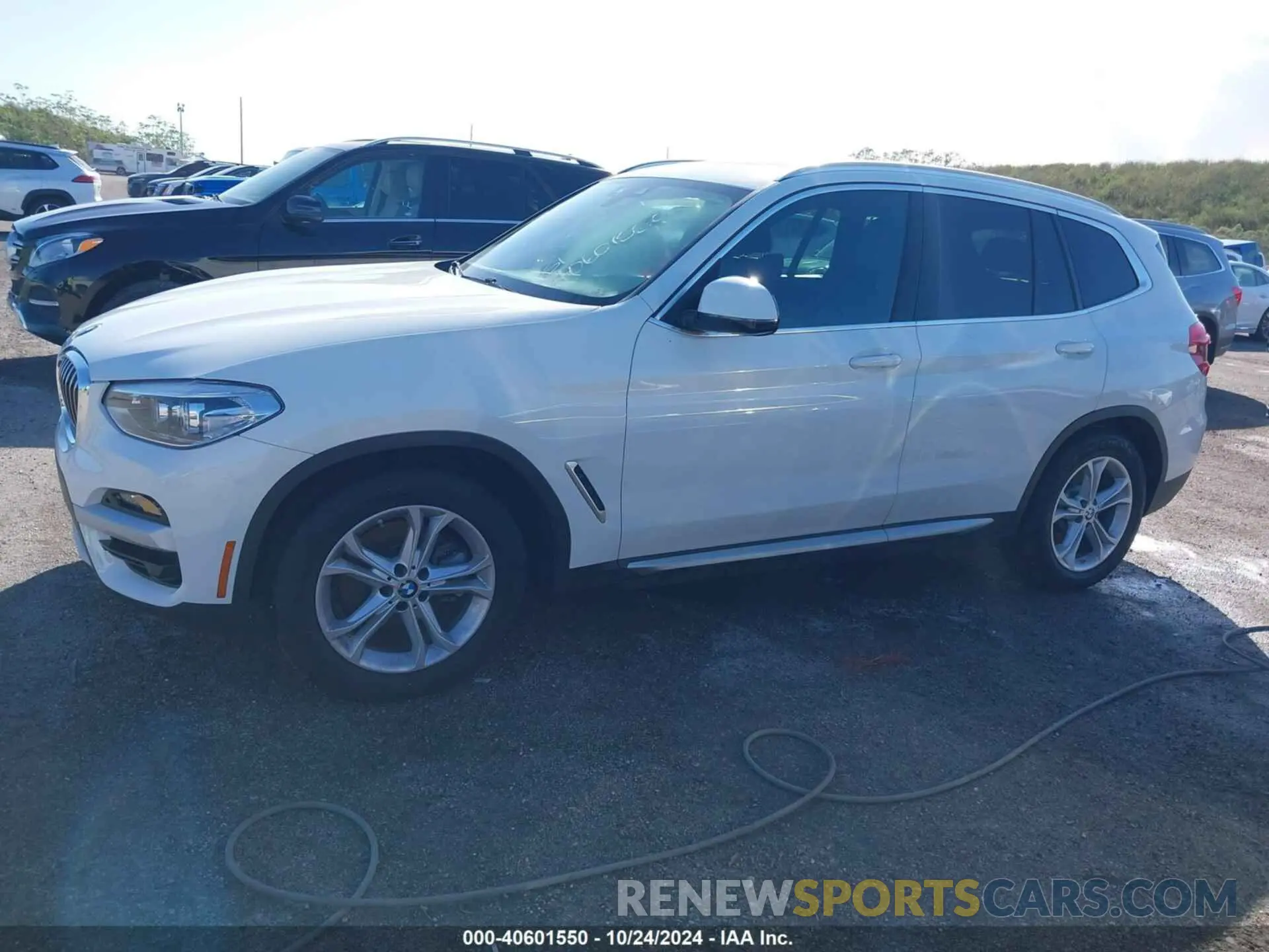14 fotografías del automóvil dañado 5UXTY3C05M9H76257 BMW X3 2021