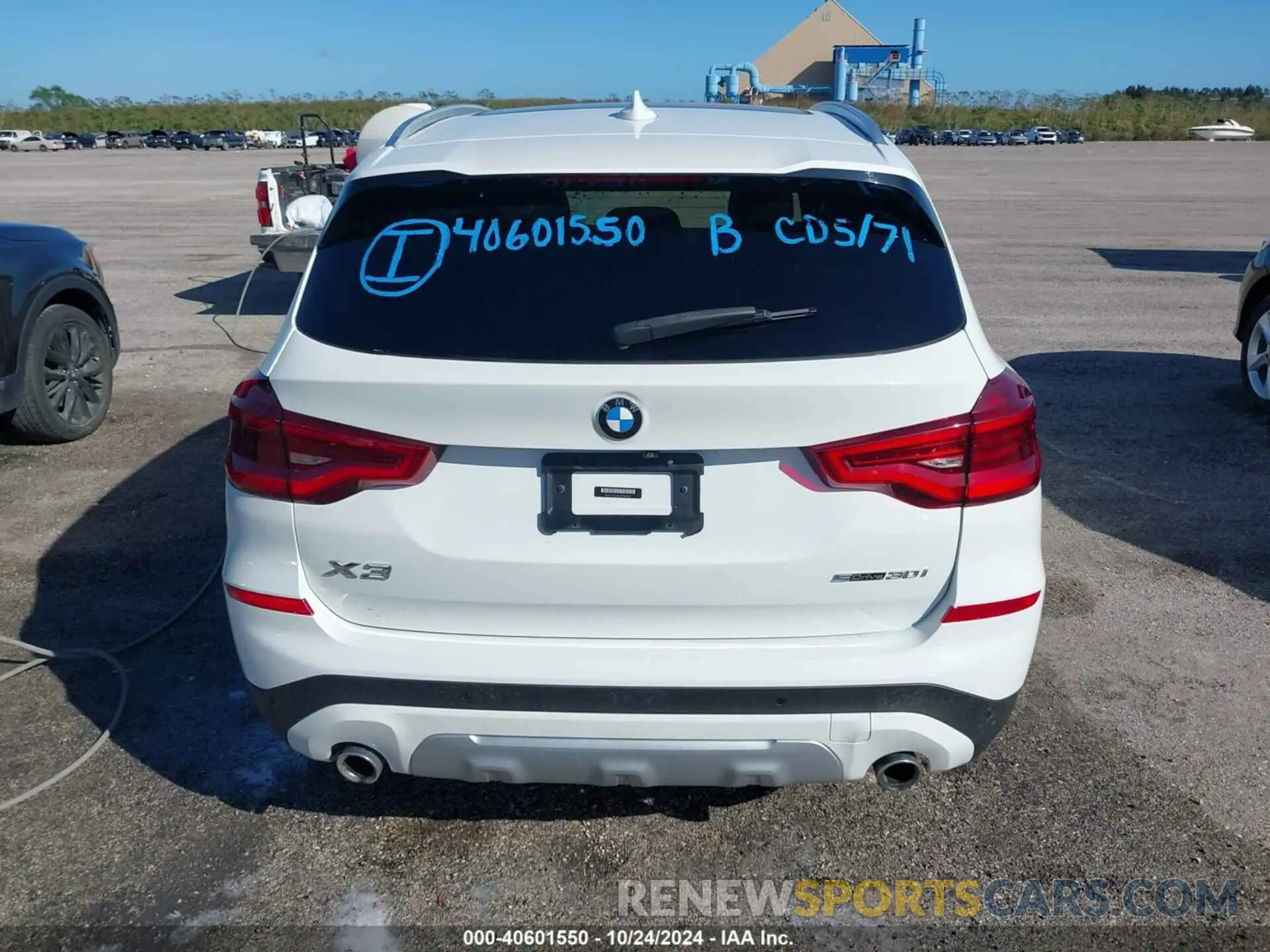 16 fotografías del automóvil dañado 5UXTY3C05M9H76257 BMW X3 2021