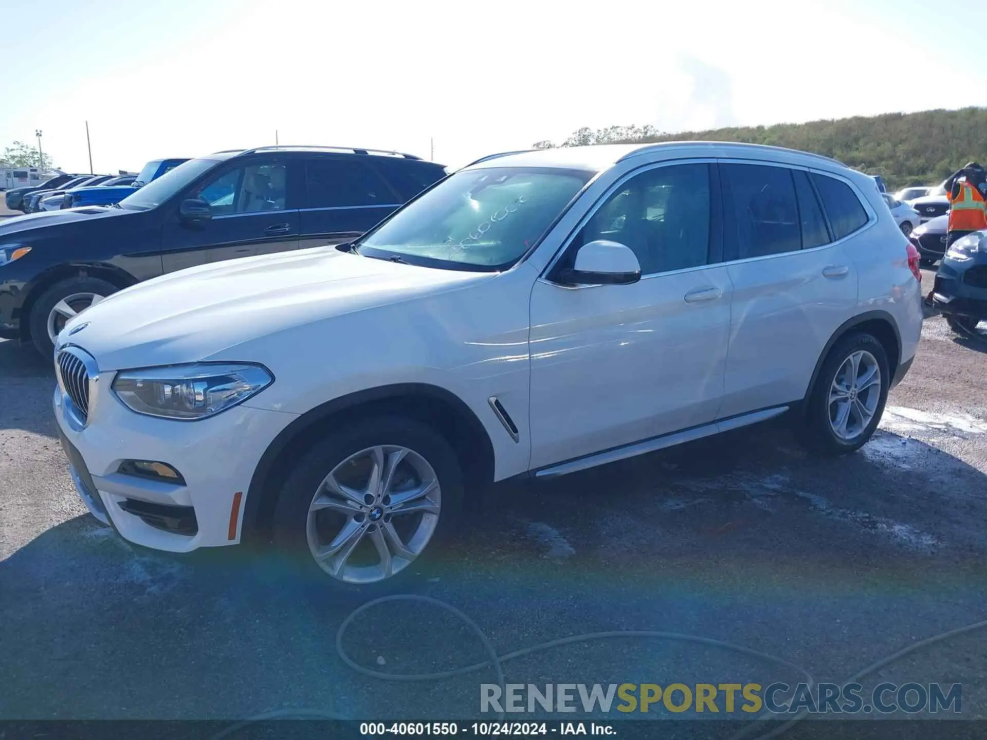 2 fotografías del automóvil dañado 5UXTY3C05M9H76257 BMW X3 2021