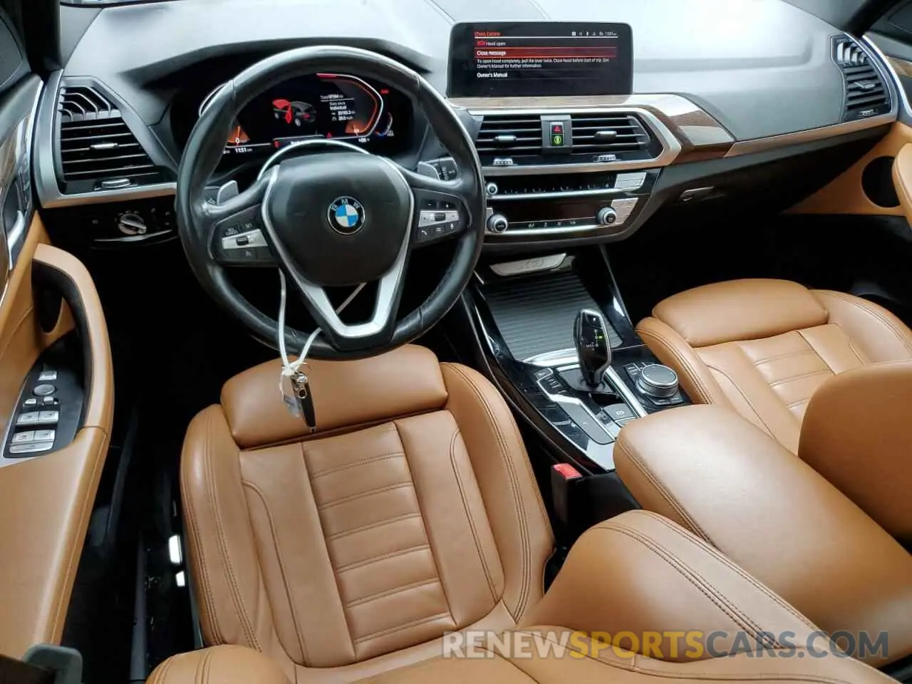 8 fotografías del automóvil dañado 5UXTY3C06M9F10911 BMW X3 2021