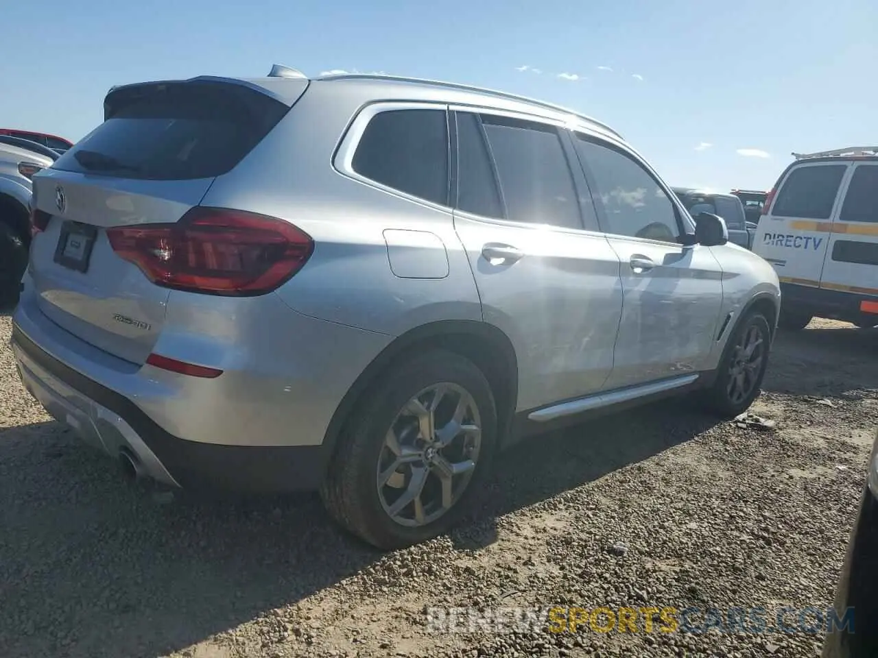 3 fotografías del automóvil dañado 5UXTY3C06M9H57474 BMW X3 2021