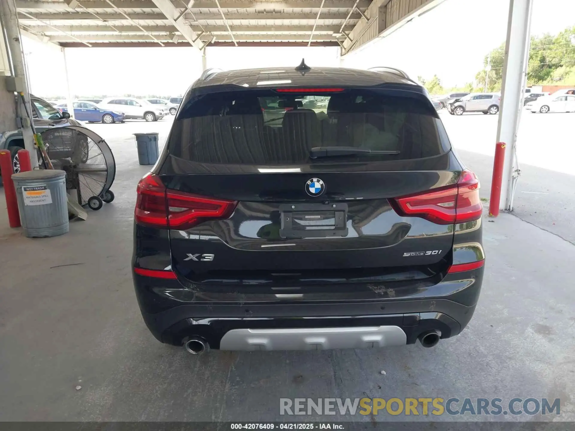16 fotografías del automóvil dañado 5UXTY3C06M9H80074 BMW X3 2021