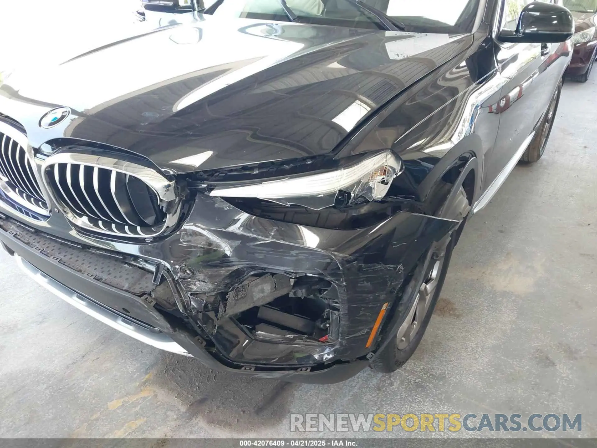 6 fotografías del automóvil dañado 5UXTY3C06M9H80074 BMW X3 2021