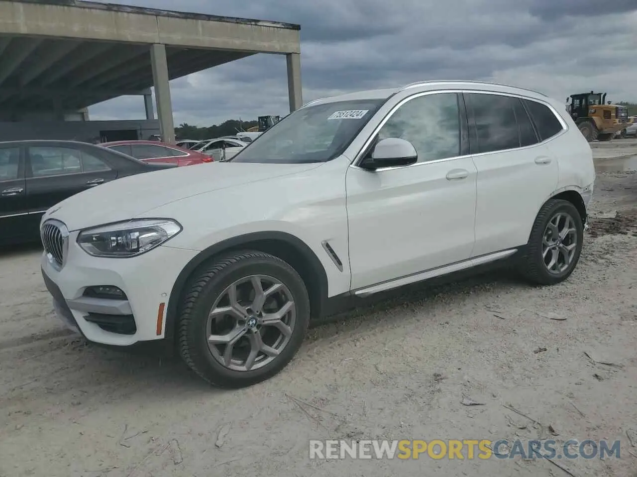 1 fotografías del automóvil dañado 5UXTY3C07M9E83248 BMW X3 2021
