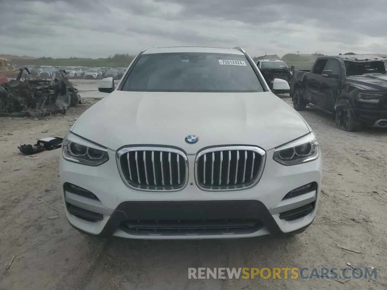 5 fotografías del automóvil dañado 5UXTY3C07M9E83248 BMW X3 2021