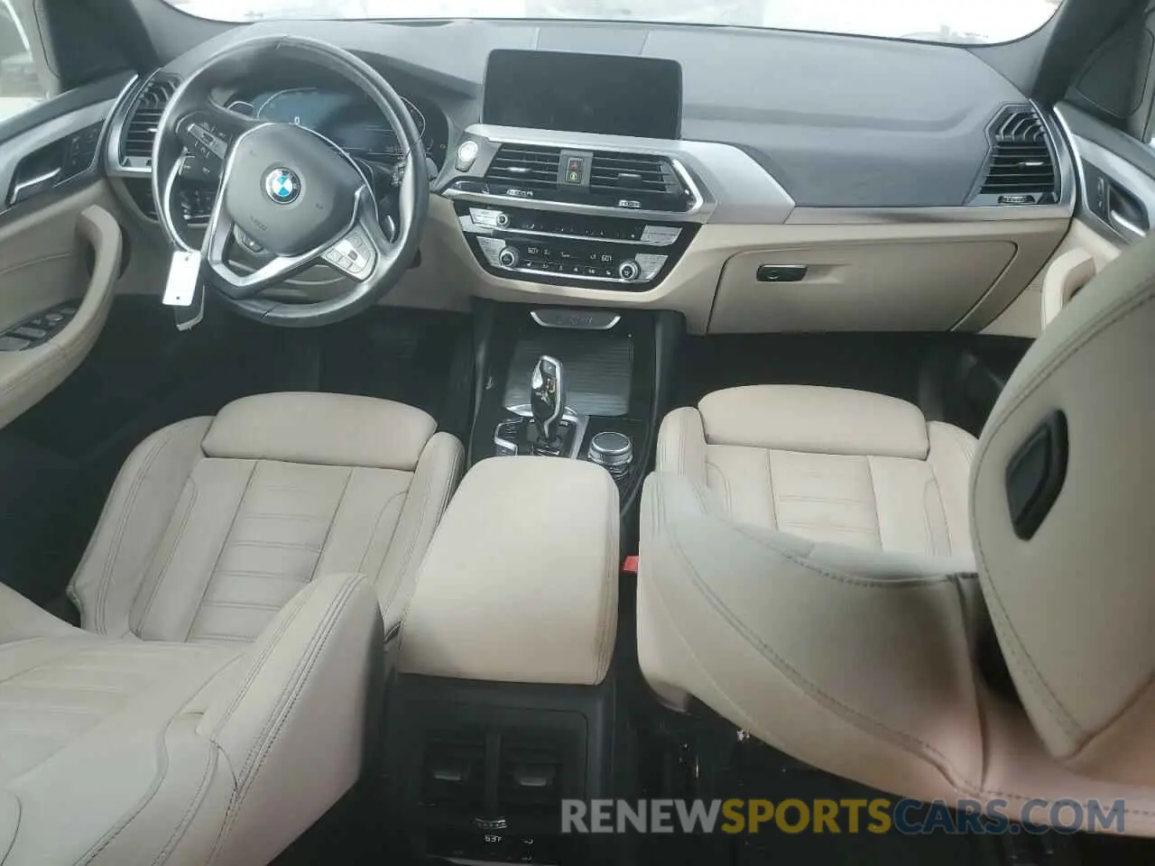 8 fotografías del automóvil dañado 5UXTY3C07M9E83248 BMW X3 2021