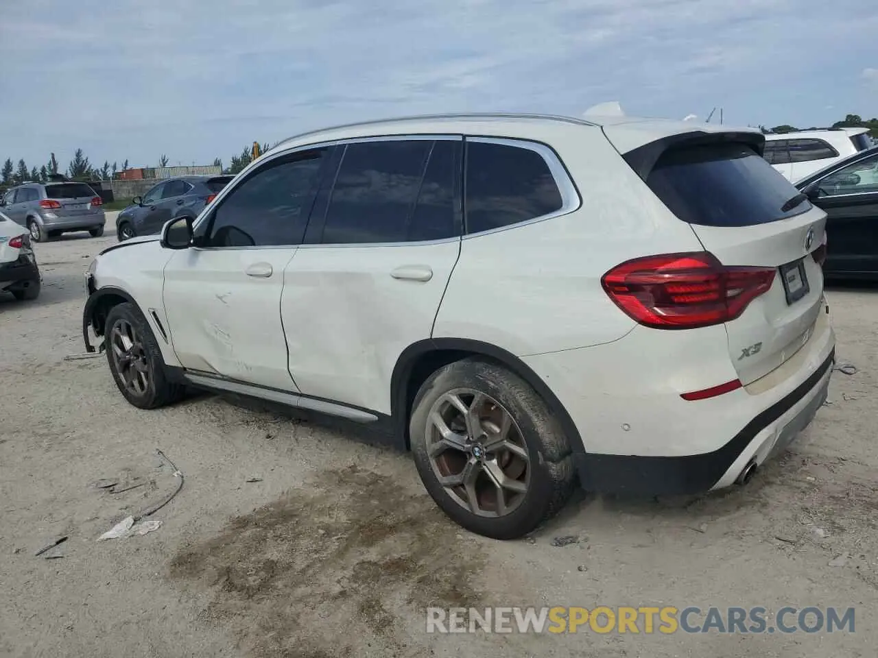 2 fotografías del automóvil dañado 5UXTY3C07M9F95824 BMW X3 2021