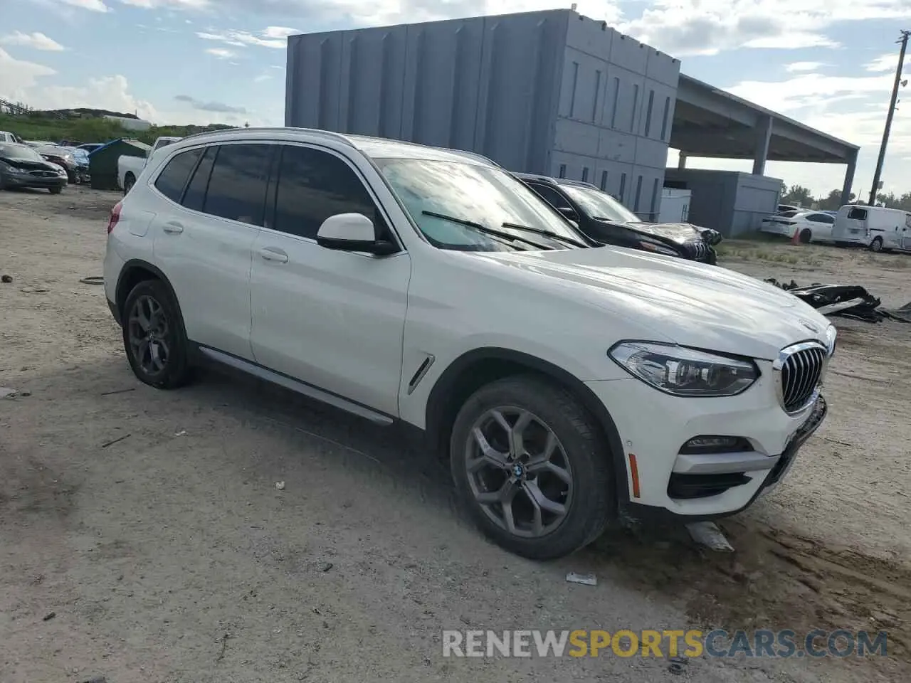 4 fotografías del automóvil dañado 5UXTY3C07M9F95824 BMW X3 2021