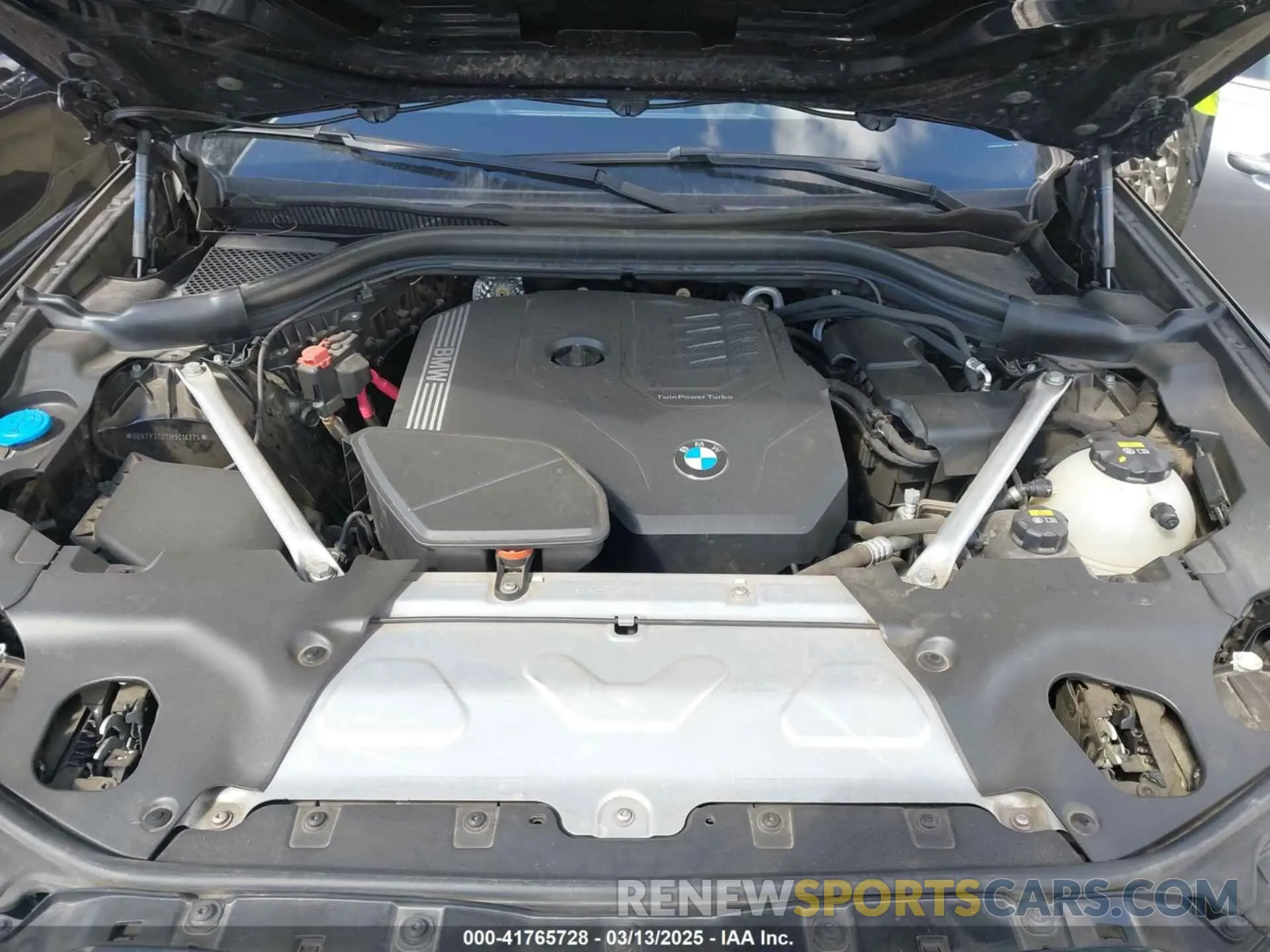 10 fotografías del automóvil dañado 5UXTY3C07M9G14775 BMW X3 2021