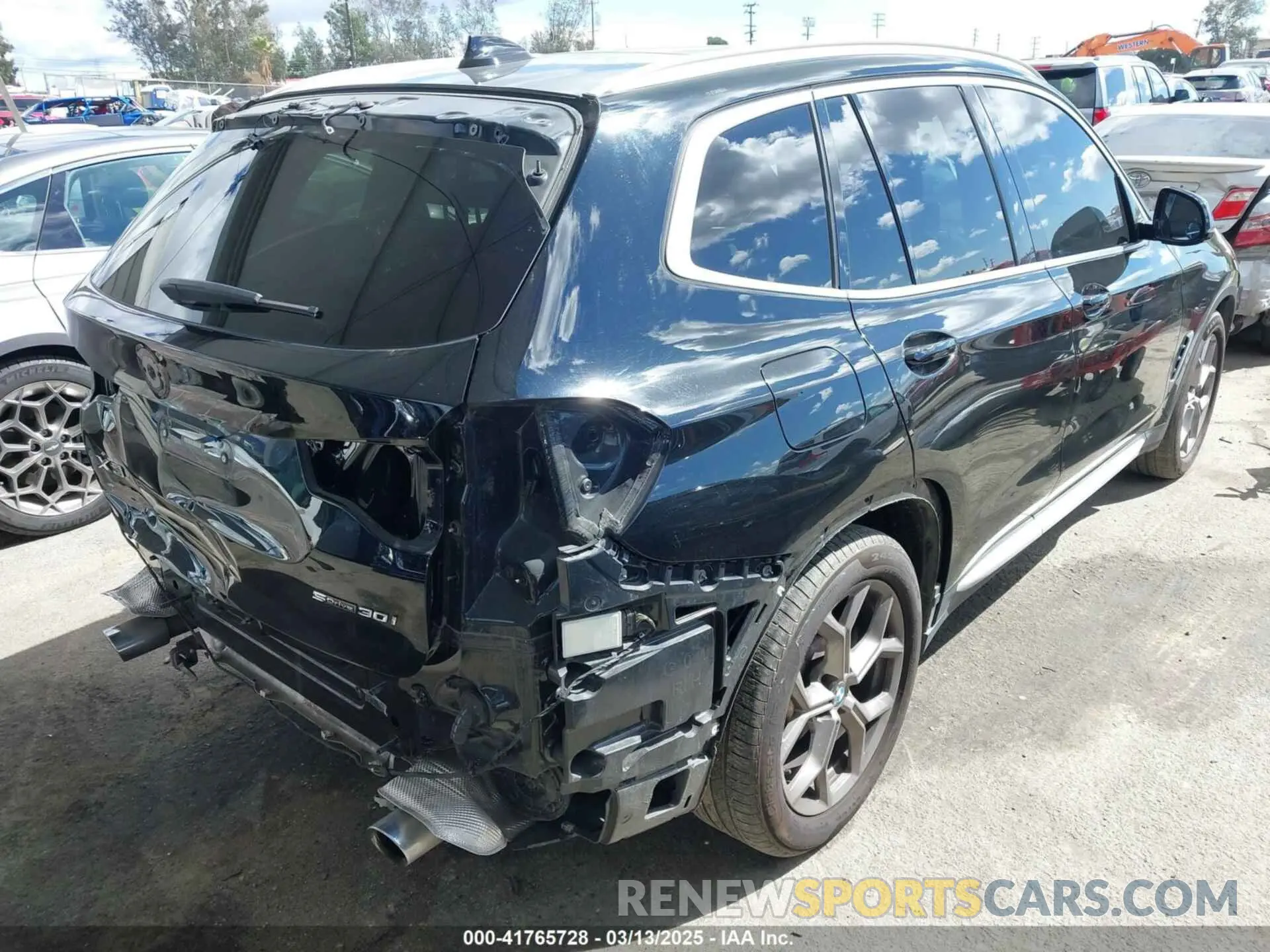 18 fotografías del automóvil dañado 5UXTY3C07M9G14775 BMW X3 2021