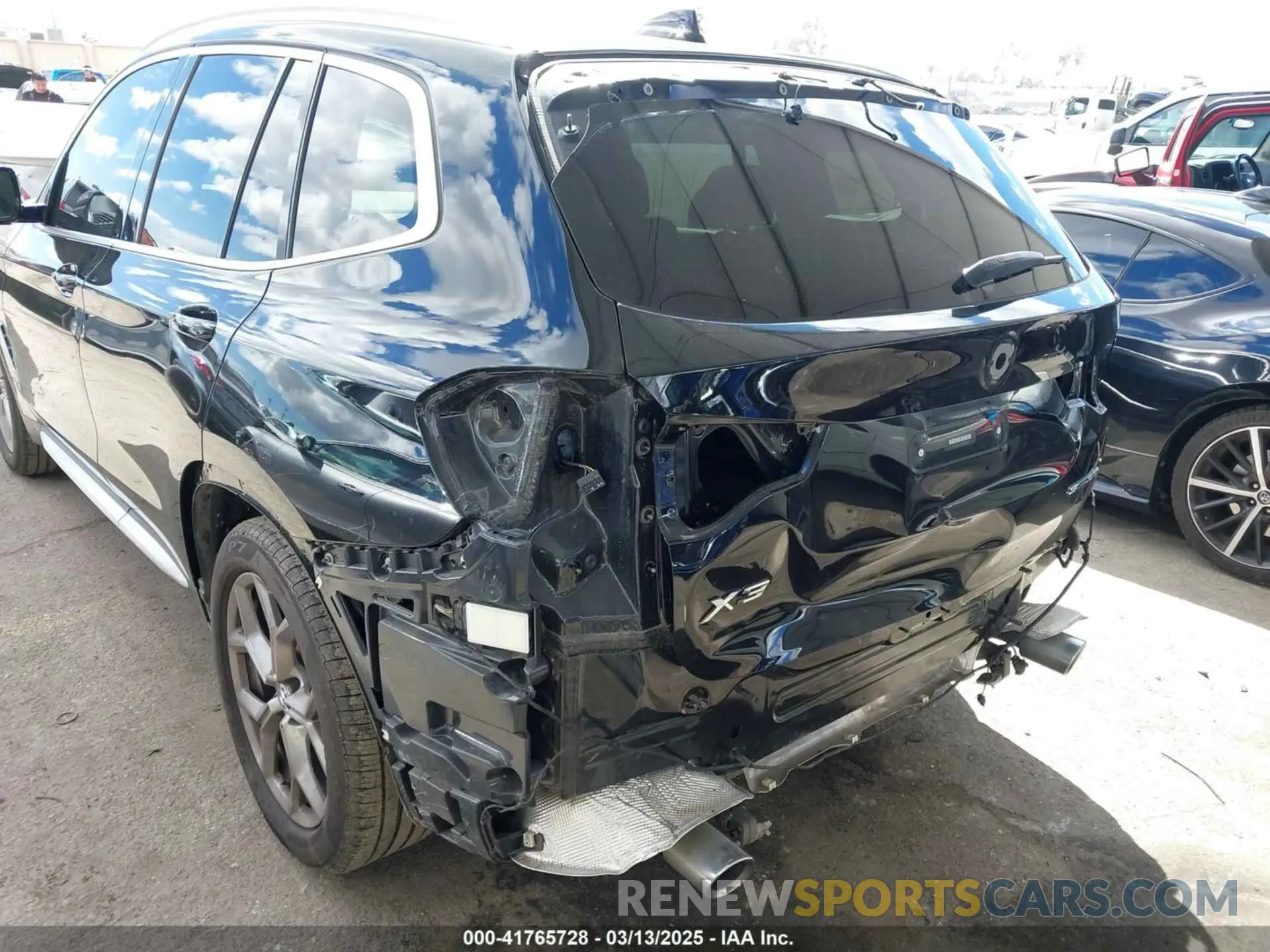 6 fotografías del automóvil dañado 5UXTY3C07M9G14775 BMW X3 2021