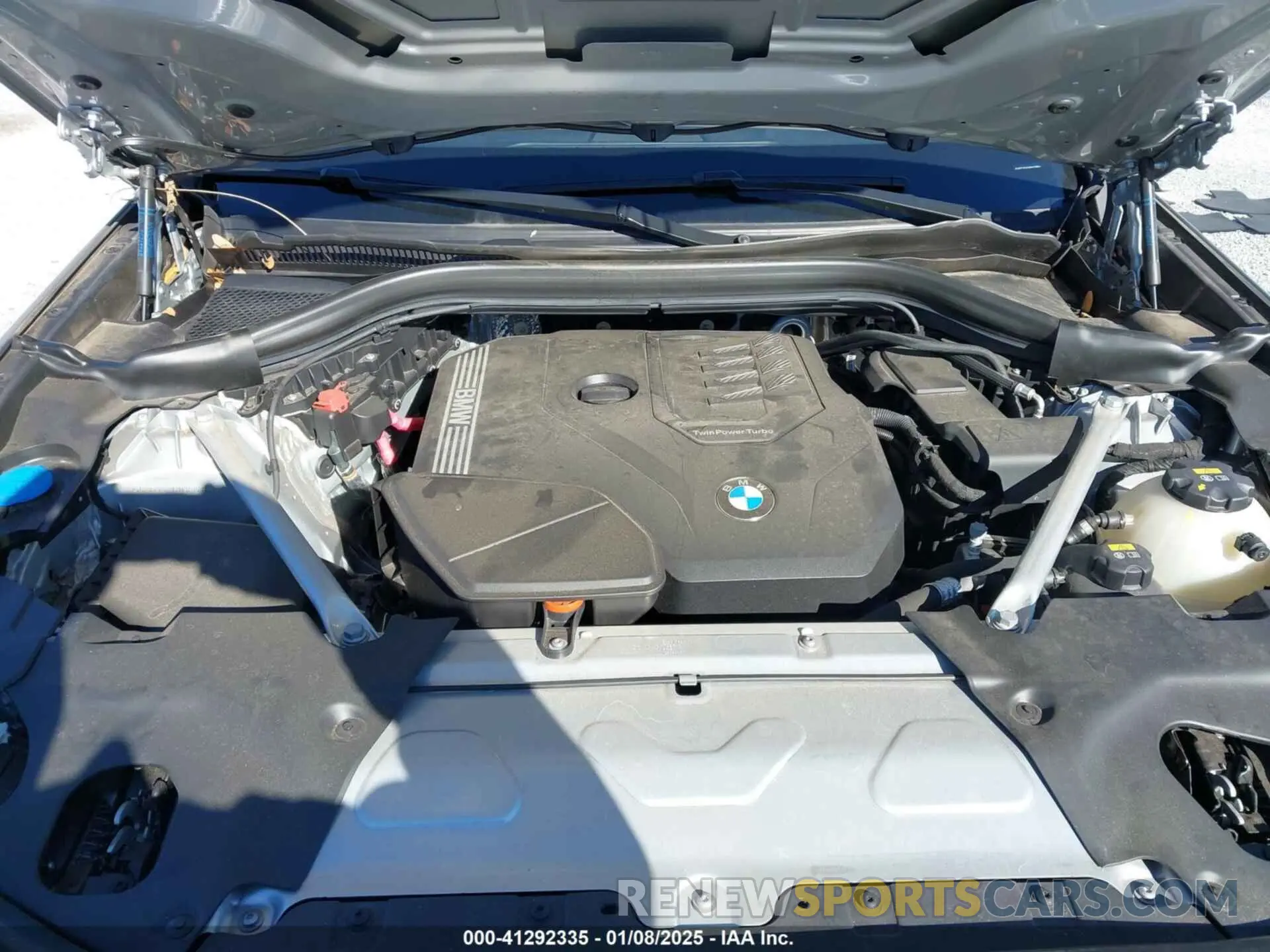 10 fotografías del automóvil dañado 5UXTY3C07M9H15086 BMW X3 2021