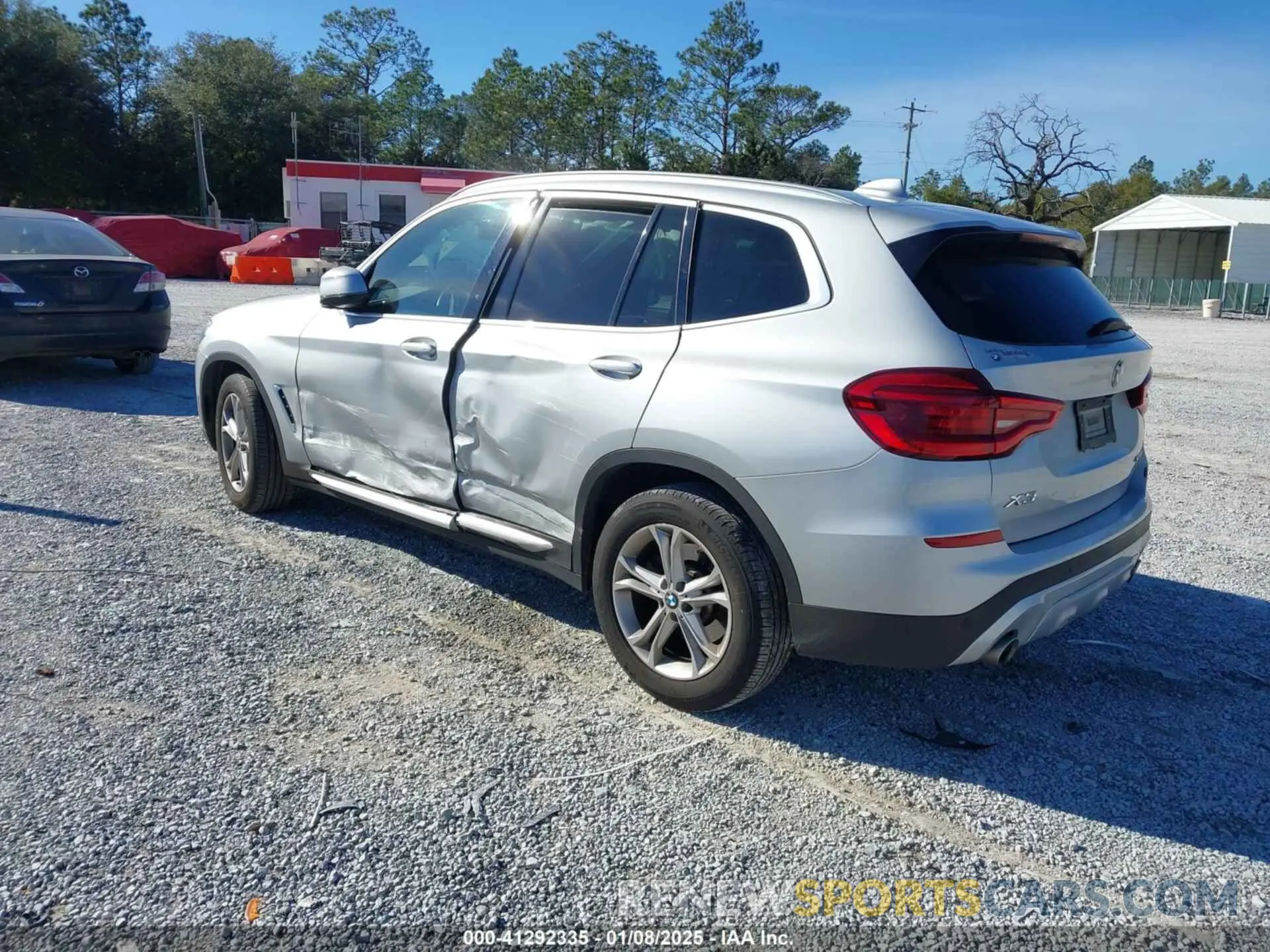 3 fotografías del automóvil dañado 5UXTY3C07M9H15086 BMW X3 2021