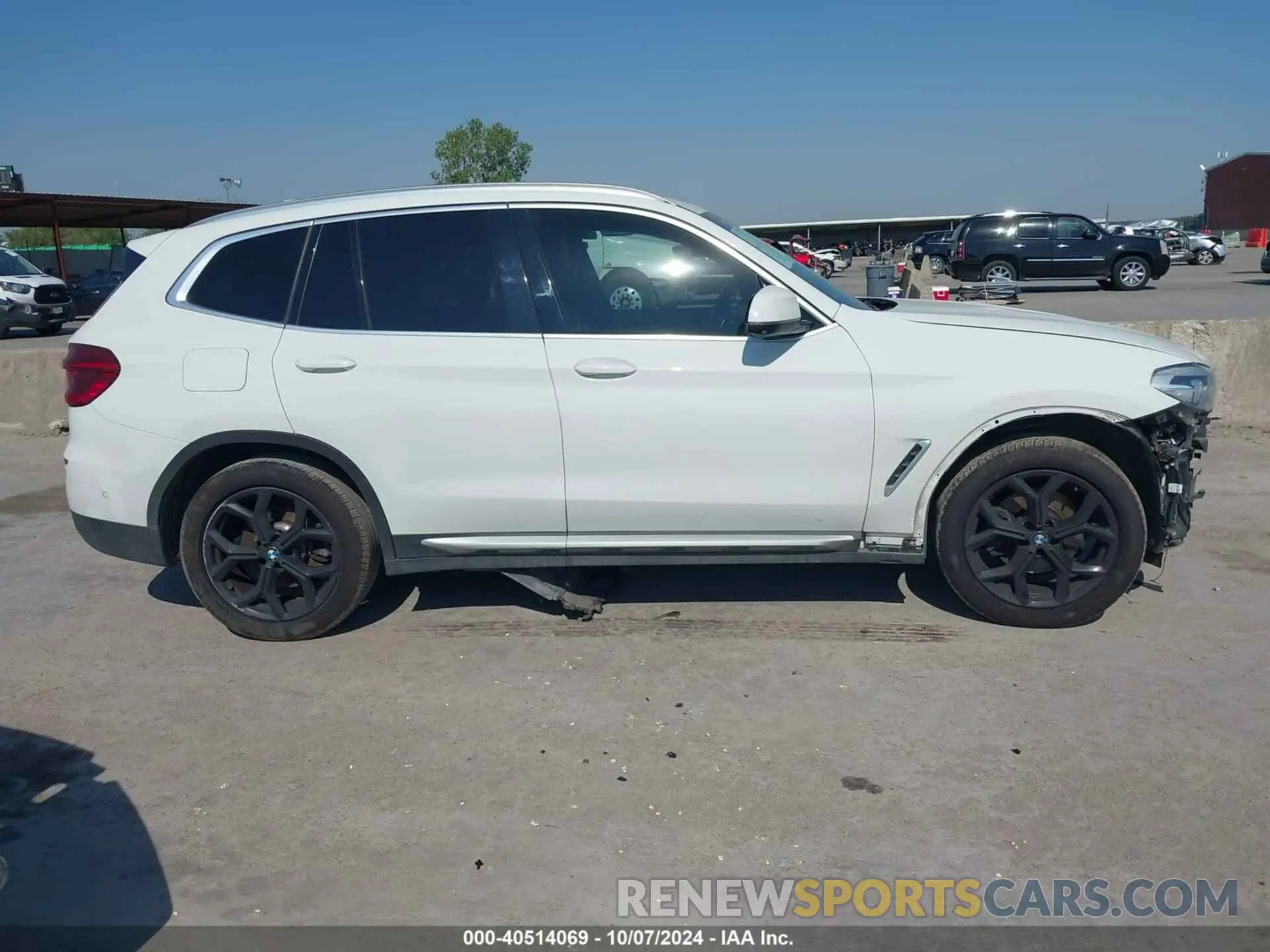 14 fotografías del automóvil dañado 5UXTY3C07M9H88586 BMW X3 2021