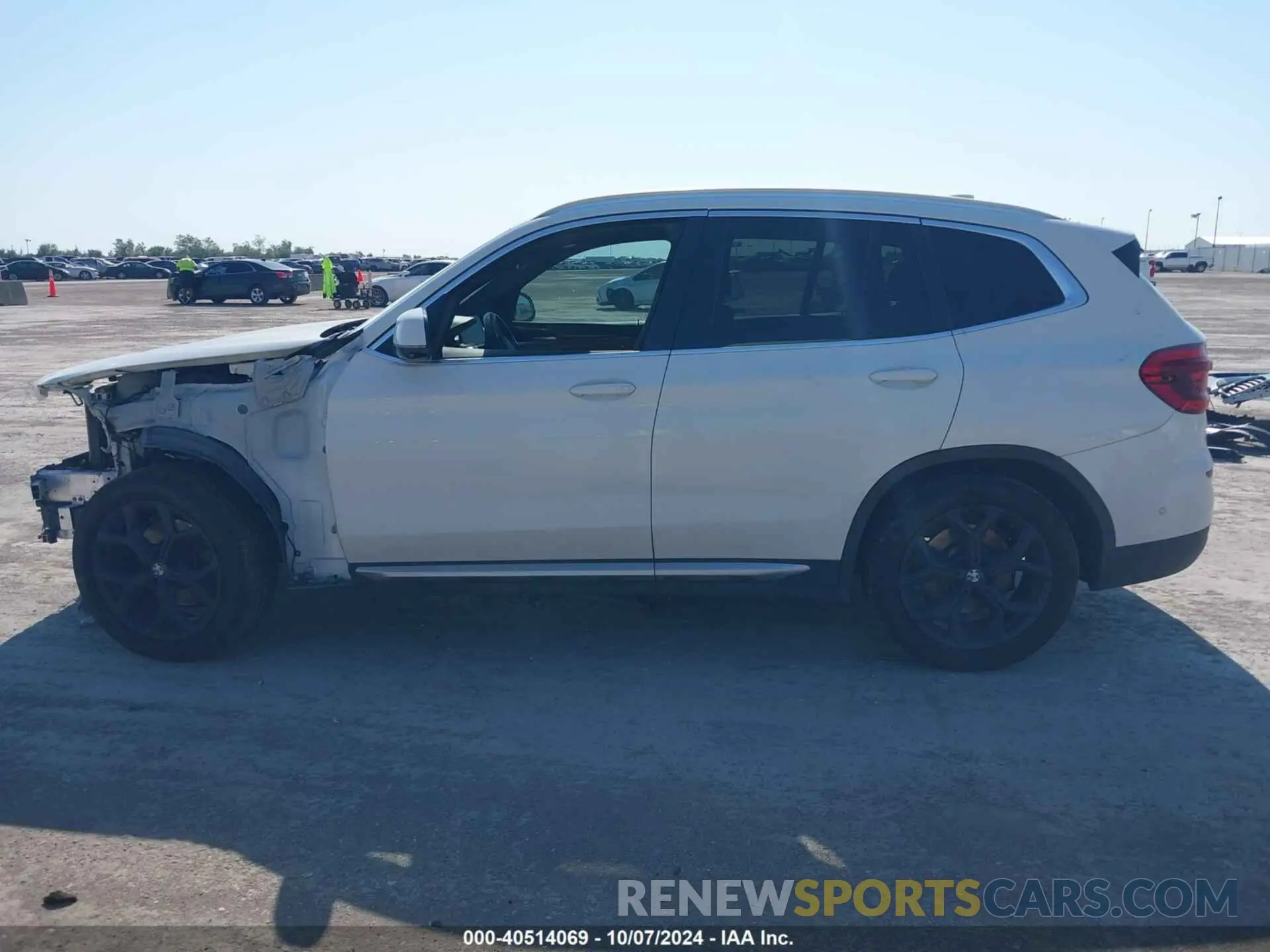 15 fotografías del automóvil dañado 5UXTY3C07M9H88586 BMW X3 2021