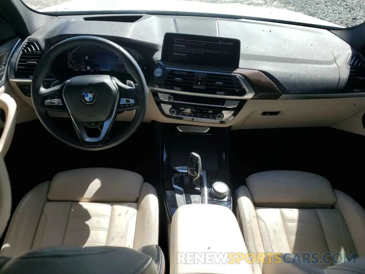 8 fotografías del automóvil dañado 5UXTY3C08M9D73308 BMW X3 2021