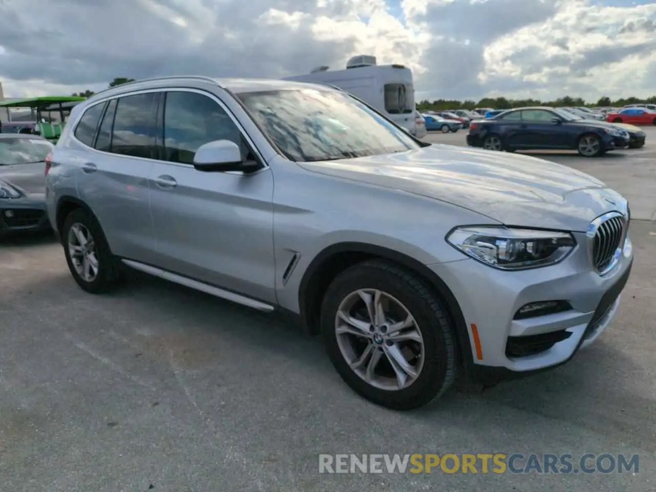 4 fotografías del automóvil dañado 5UXTY3C08M9G09911 BMW X3 2021