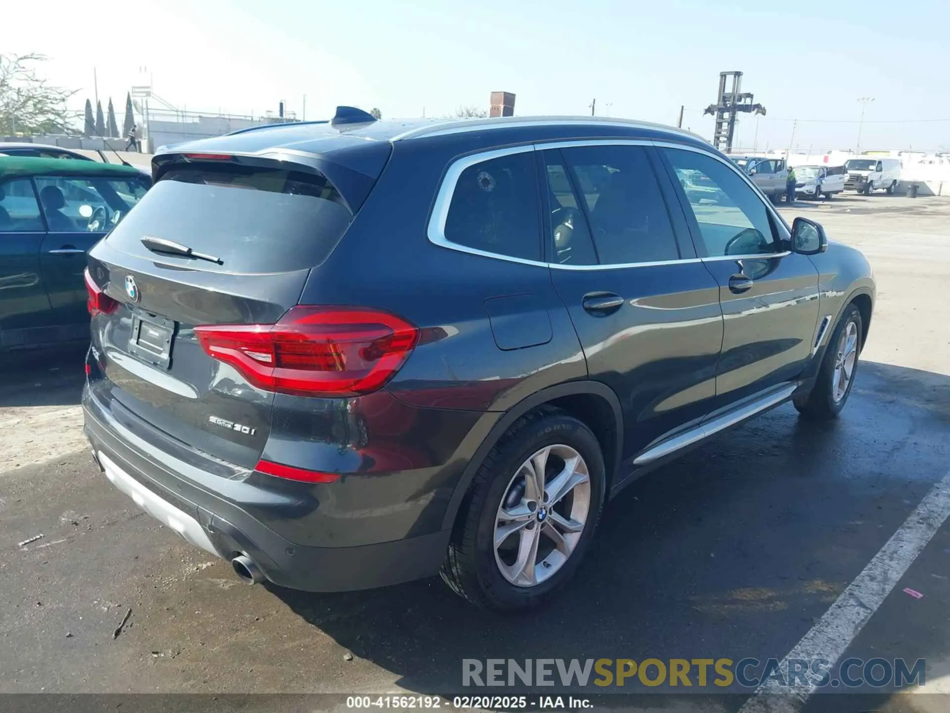 4 fotografías del automóvil dañado 5UXTY3C08M9G12128 BMW X3 2021