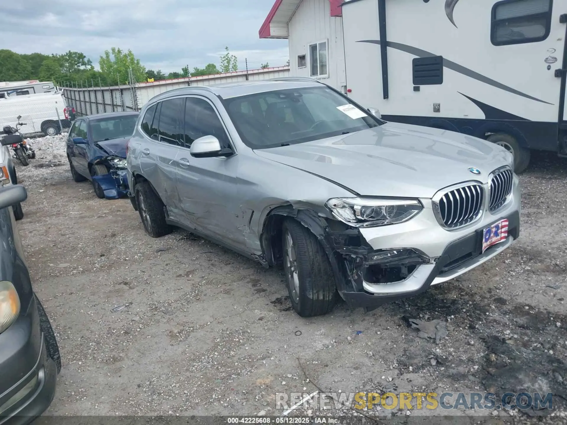 1 fotografías del automóvil dañado 5UXTY3C09M9E14741 BMW X3 2021