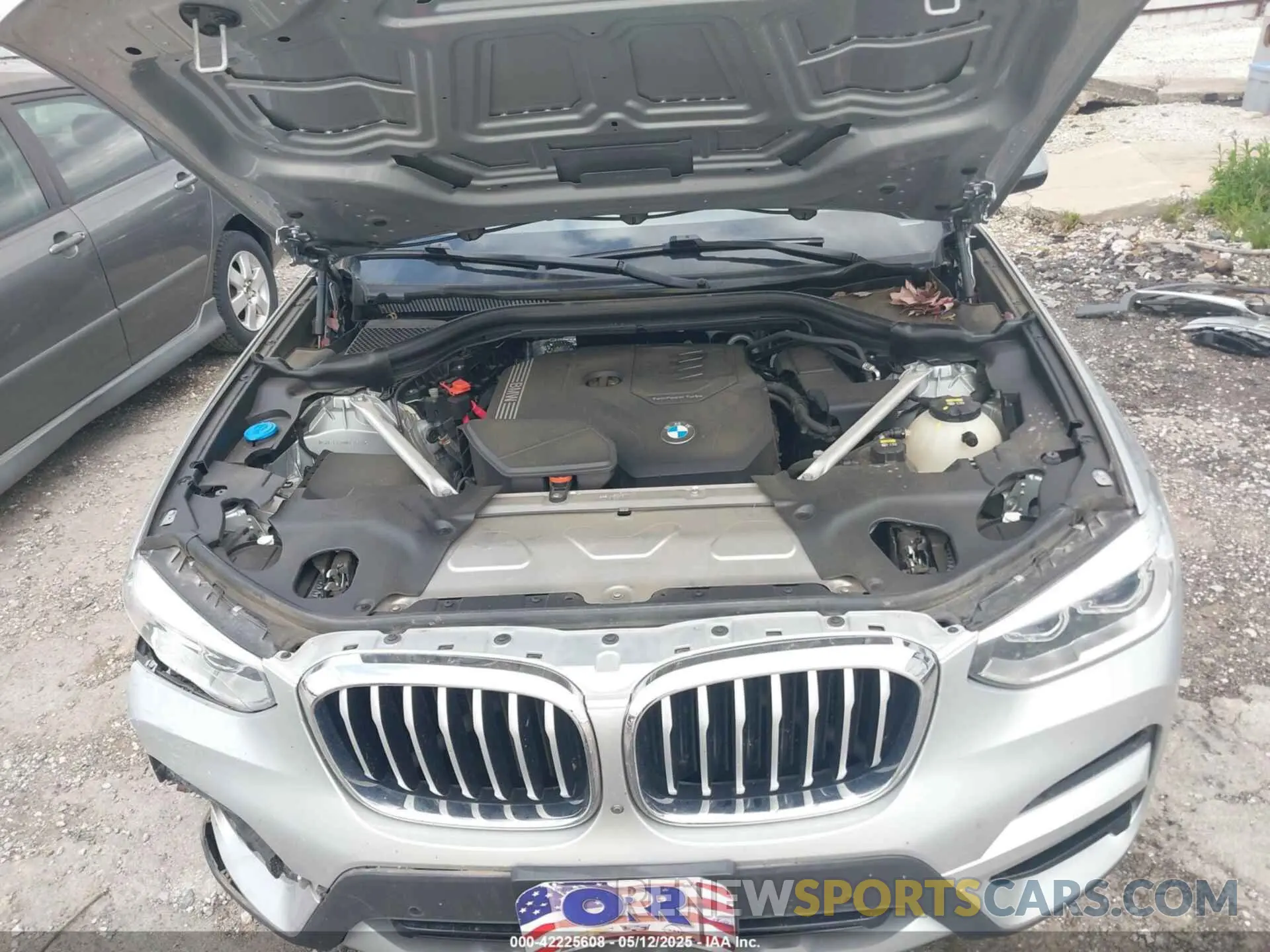 10 fotografías del automóvil dañado 5UXTY3C09M9E14741 BMW X3 2021