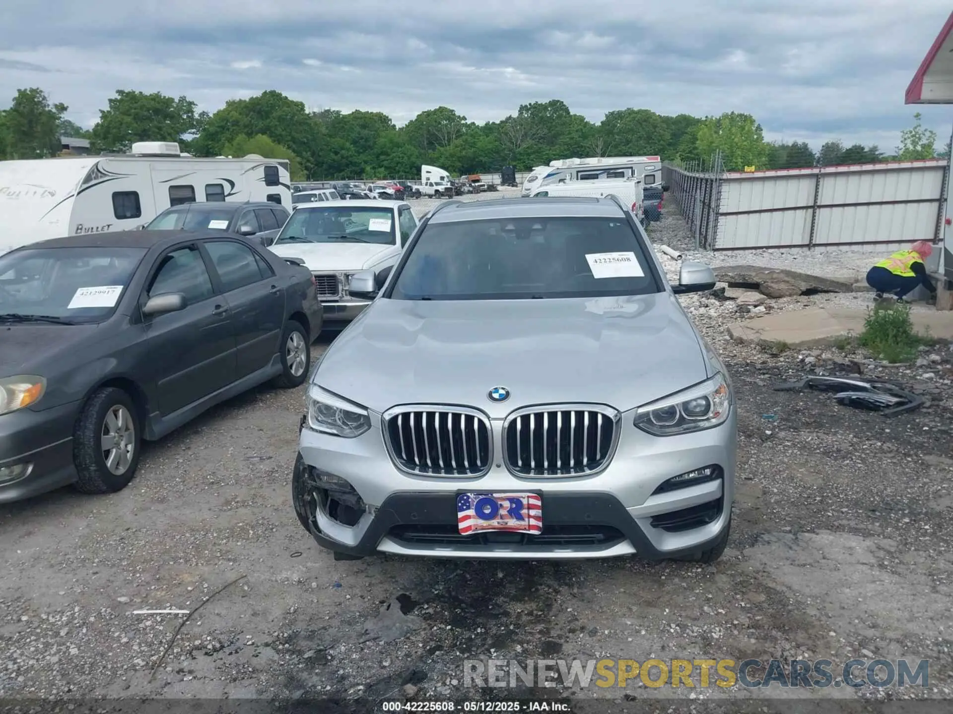 13 fotografías del automóvil dañado 5UXTY3C09M9E14741 BMW X3 2021