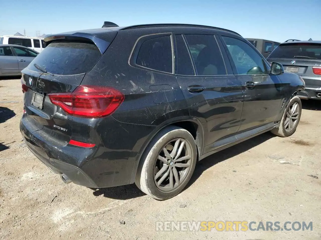 3 fotografías del automóvil dañado 5UXTY3C09M9F45135 BMW X3 2021