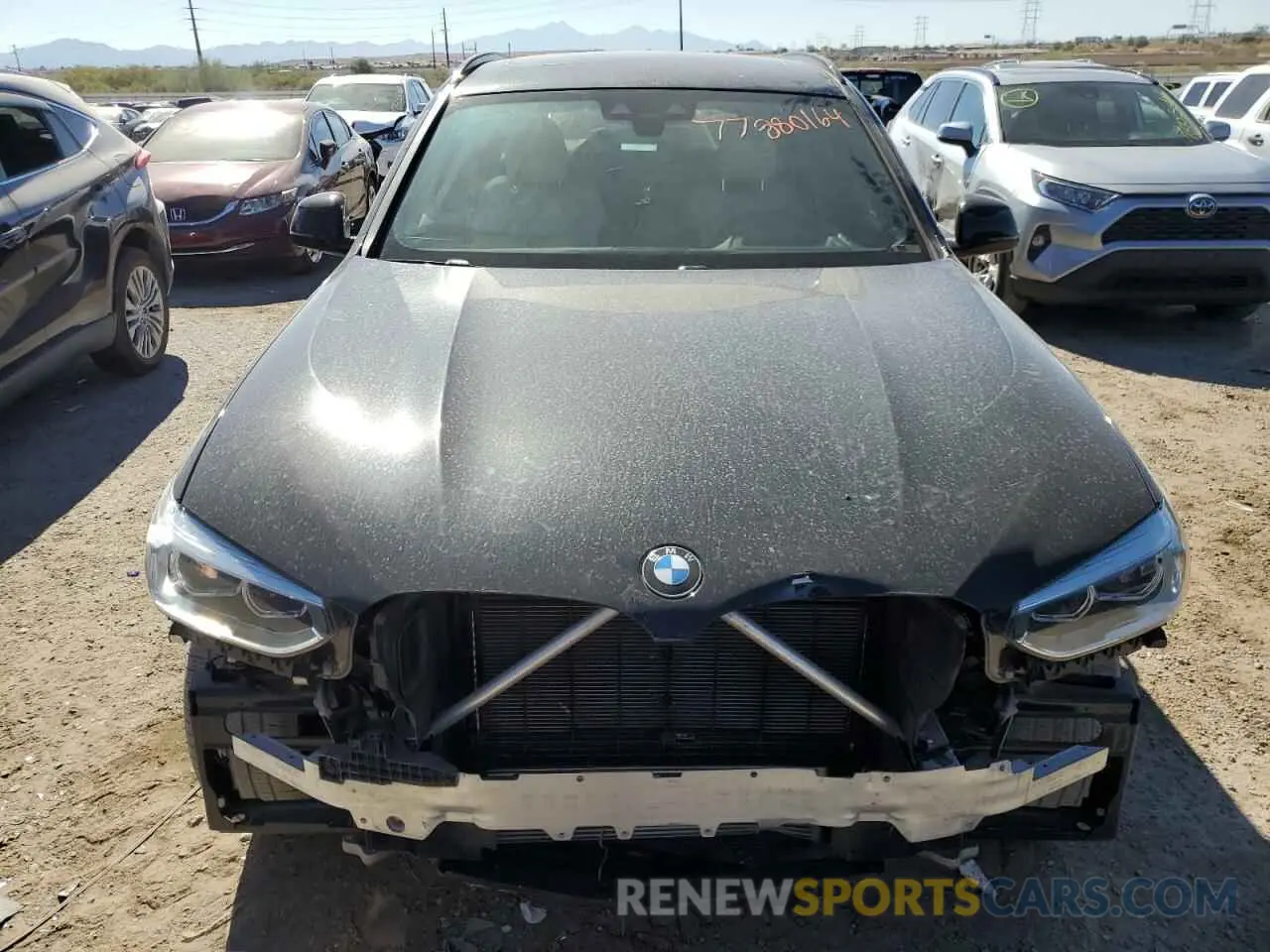 5 fotografías del automóvil dañado 5UXTY3C09M9F45135 BMW X3 2021