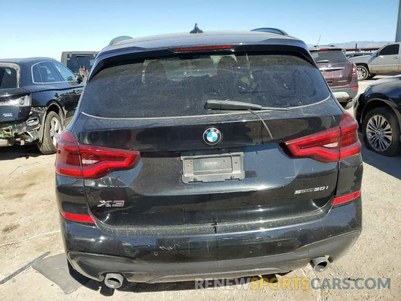 6 fotografías del automóvil dañado 5UXTY3C09M9F45135 BMW X3 2021