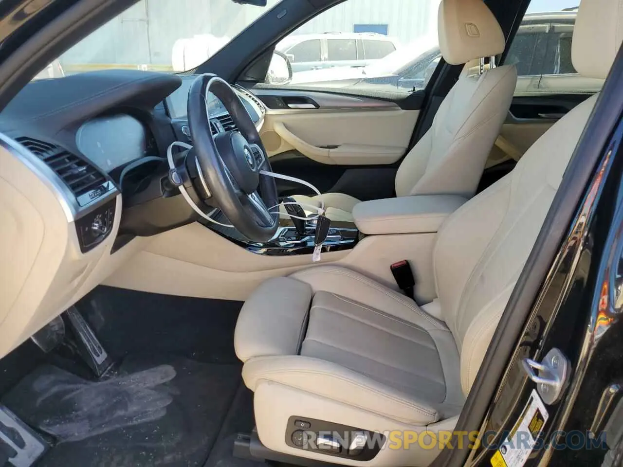 7 fotografías del automóvil dañado 5UXTY3C09M9F45135 BMW X3 2021