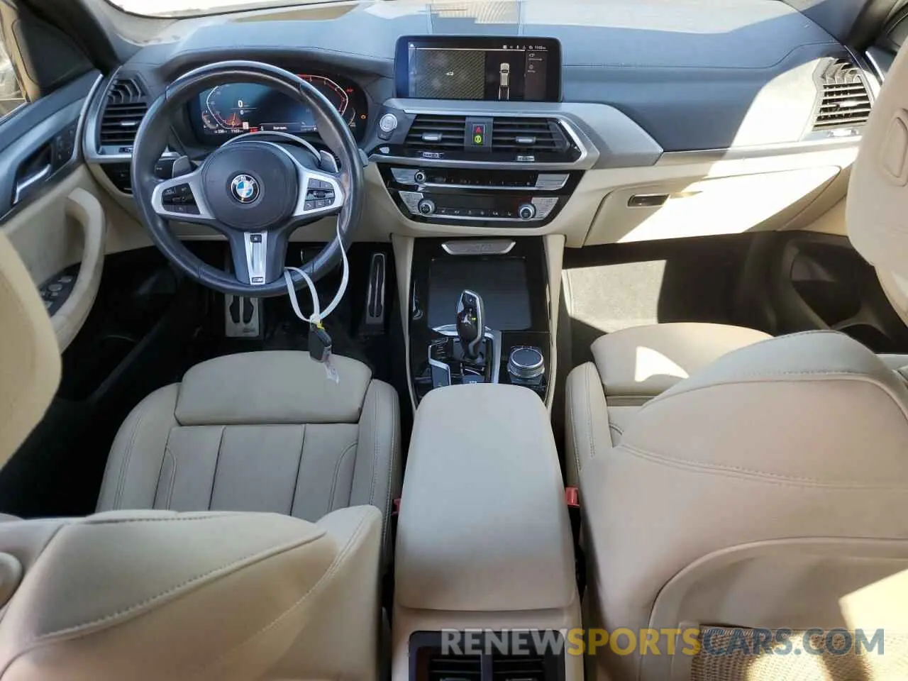 8 fotografías del automóvil dañado 5UXTY3C09M9F45135 BMW X3 2021