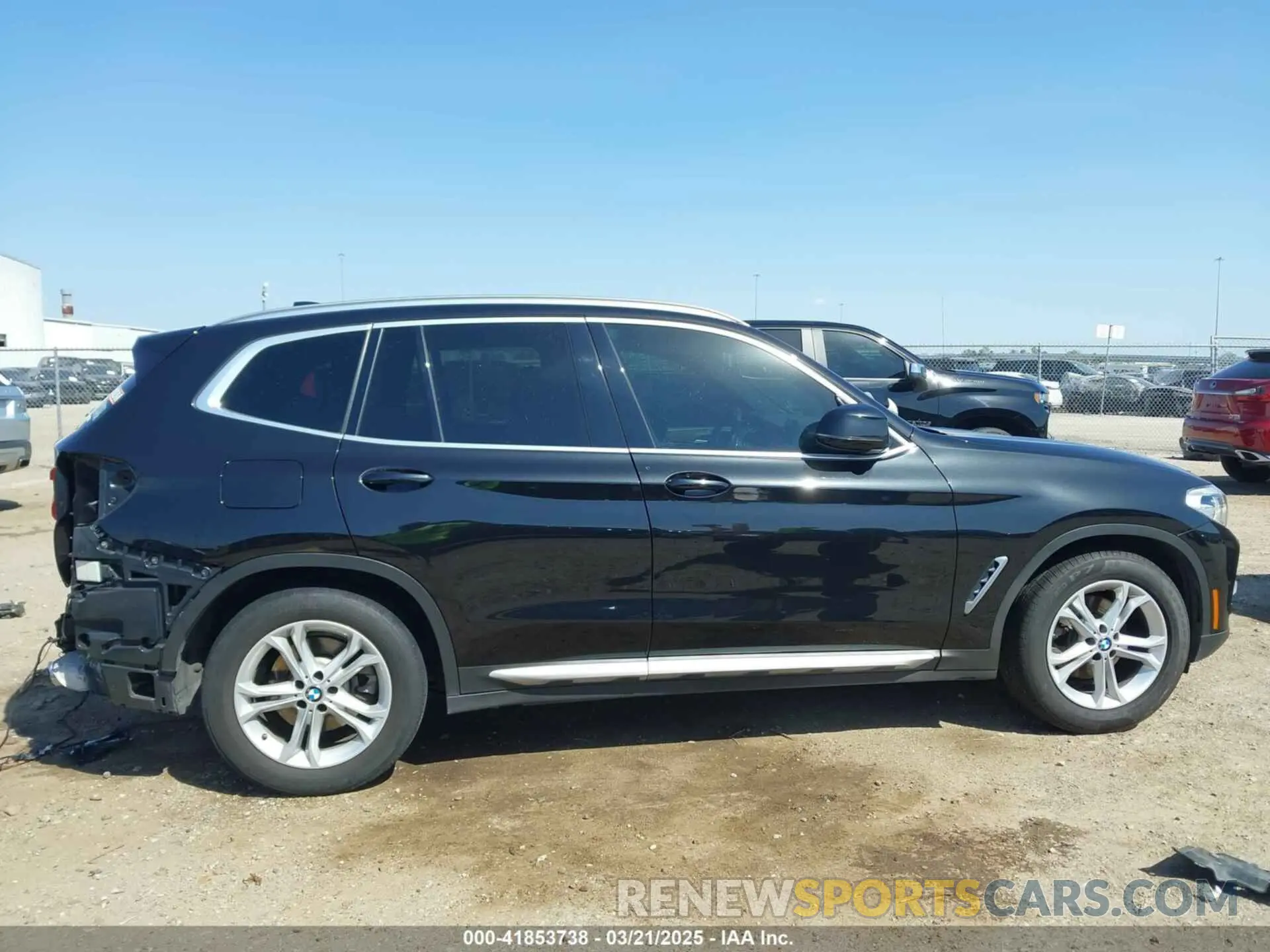 14 fotografías del automóvil dañado 5UXTY3C09M9F84579 BMW X3 2021
