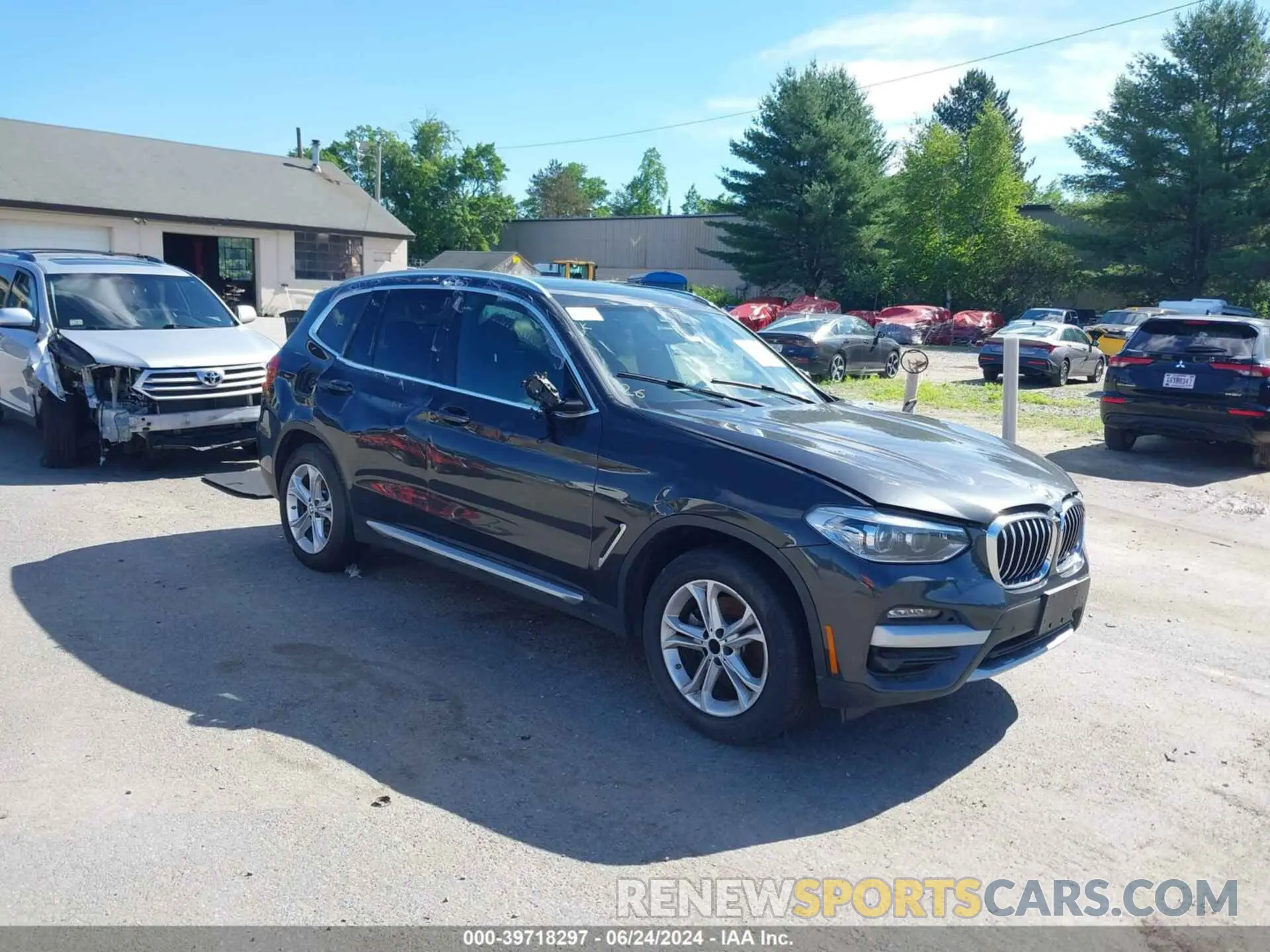1 fotografías del automóvil dañado 5UXTY3C09M9H76312 BMW X3 2021