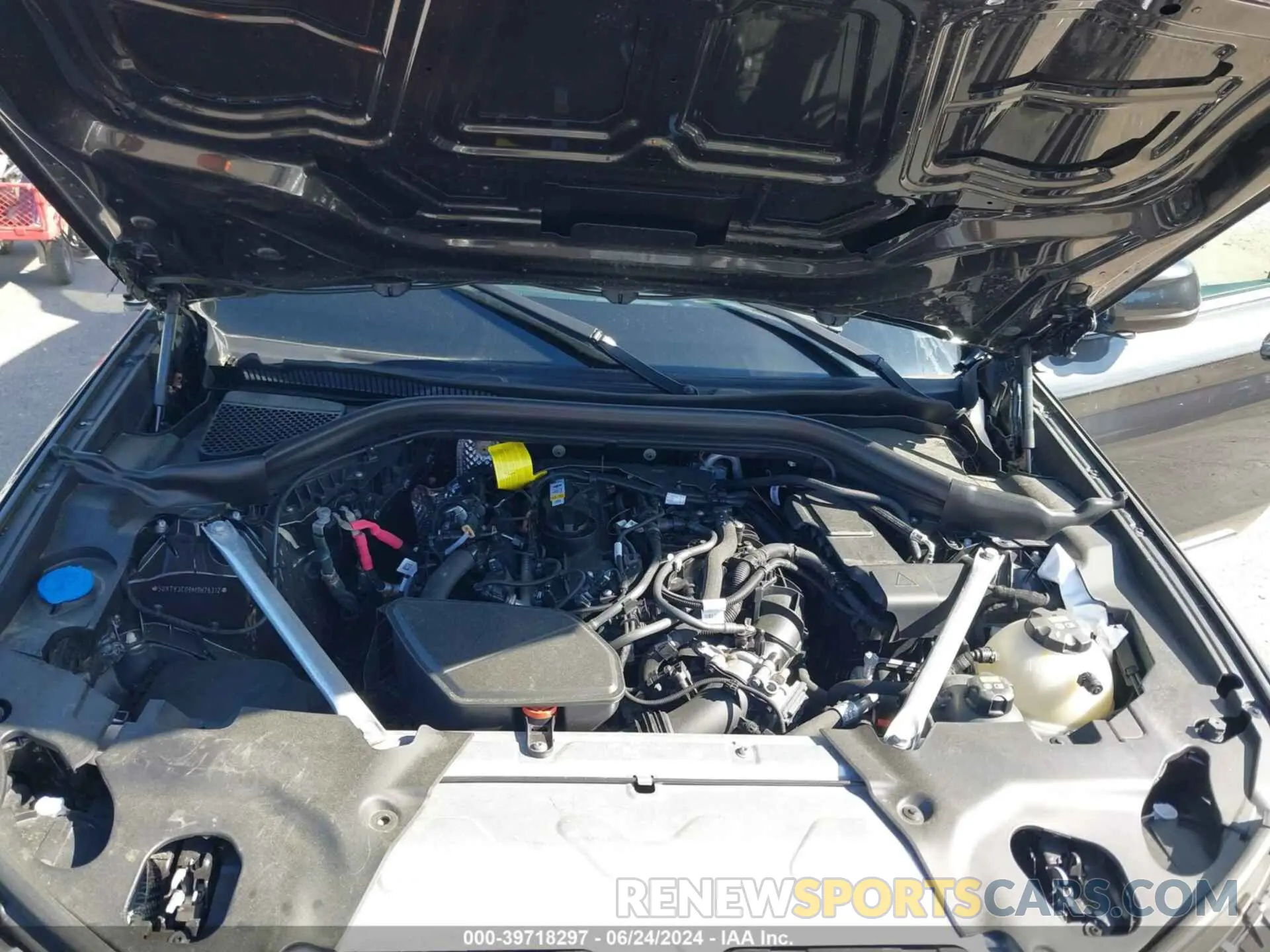 10 fotografías del automóvil dañado 5UXTY3C09M9H76312 BMW X3 2021