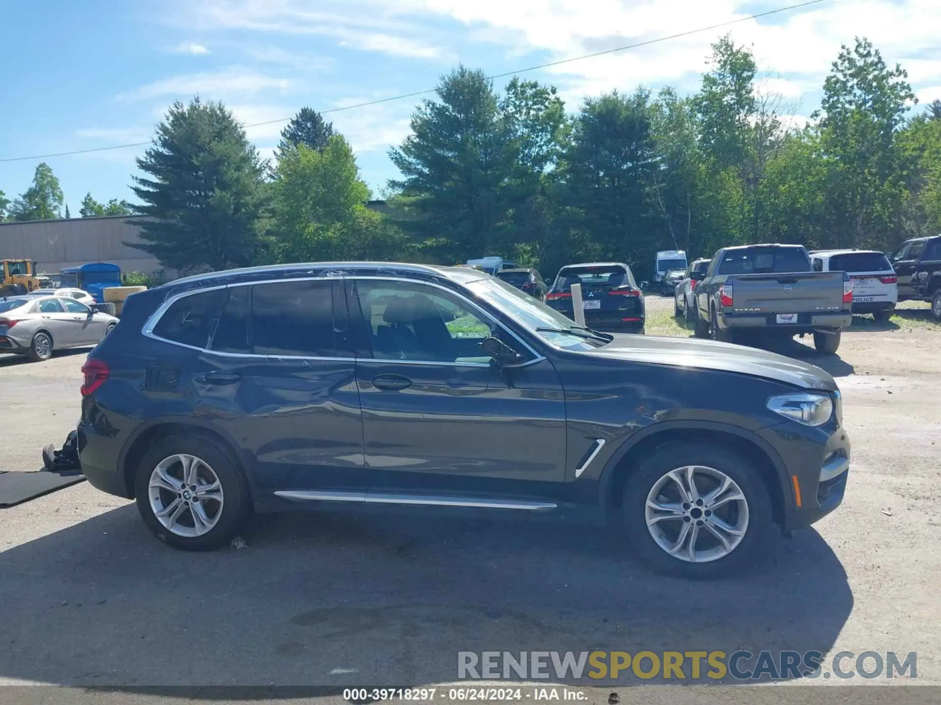 14 fotografías del automóvil dañado 5UXTY3C09M9H76312 BMW X3 2021