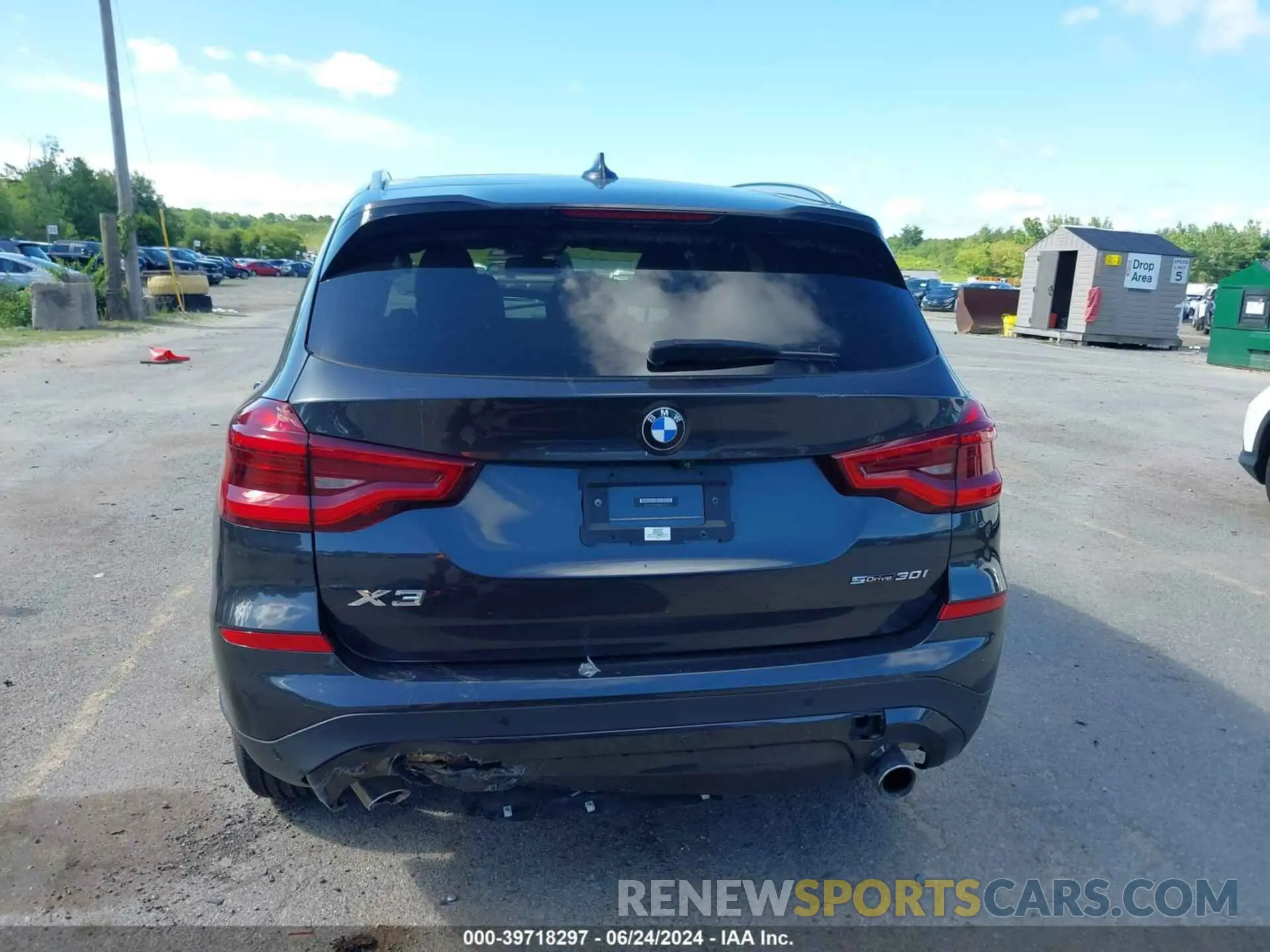 17 fotografías del automóvil dañado 5UXTY3C09M9H76312 BMW X3 2021