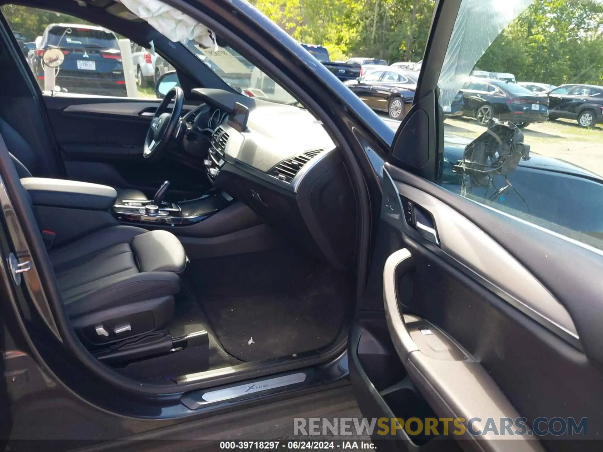 5 fotografías del automóvil dañado 5UXTY3C09M9H76312 BMW X3 2021