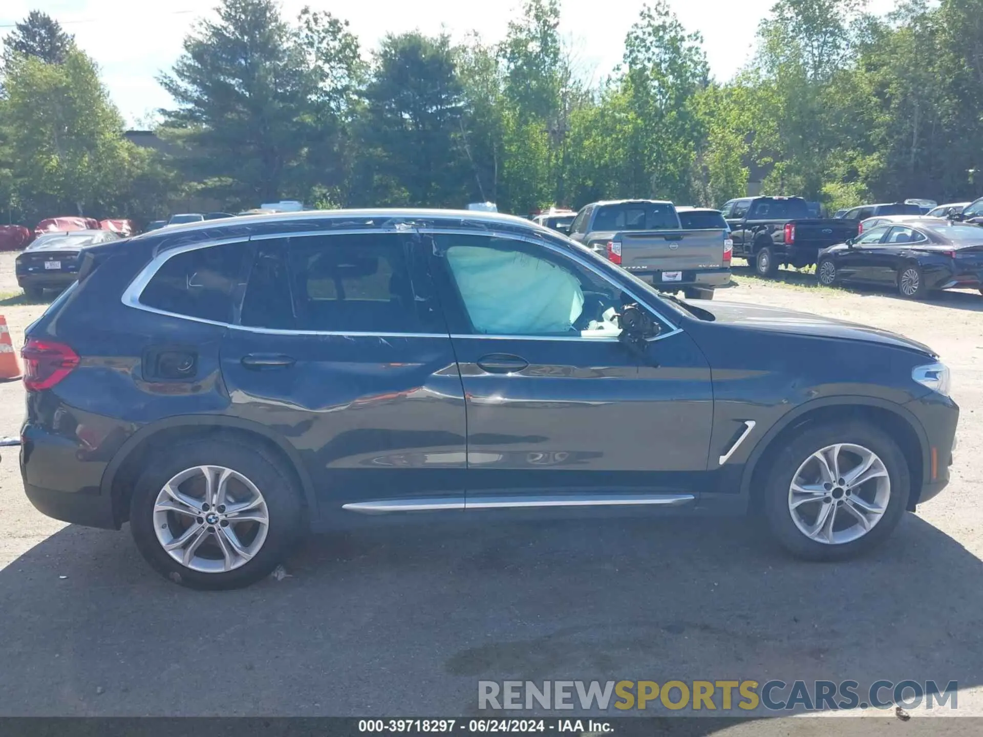 6 fotografías del automóvil dañado 5UXTY3C09M9H76312 BMW X3 2021