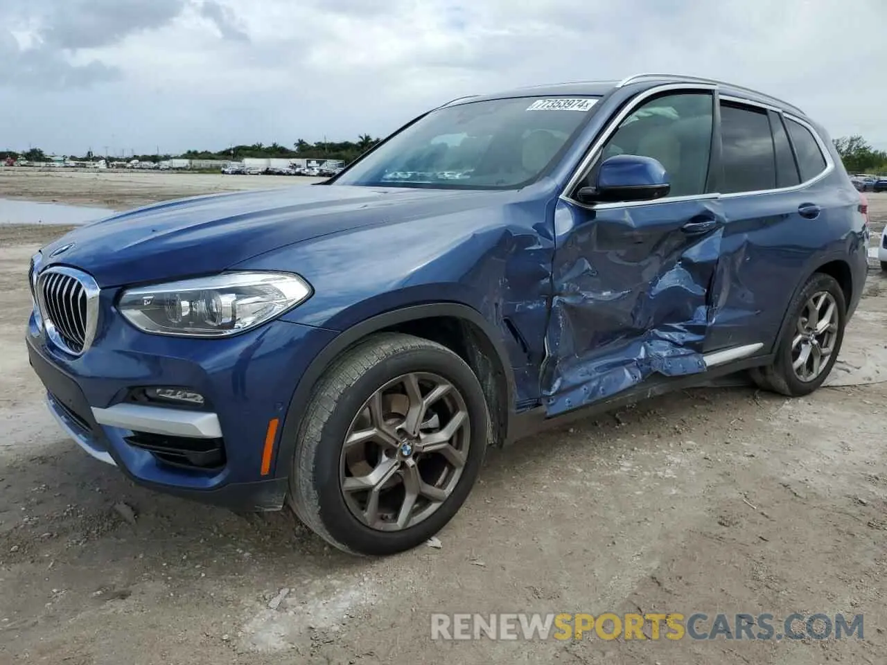 1 fotografías del automóvil dañado 5UXTY3C0XM9E14330 BMW X3 2021